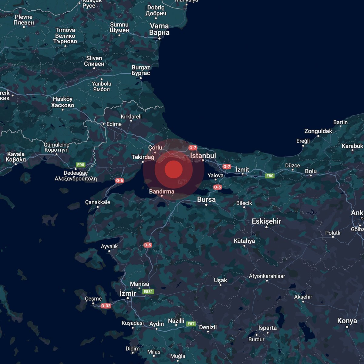 Marmara Bölgesi'nde 26 Kasım'da Geniş Çaplı Deprem Tatbikatı
