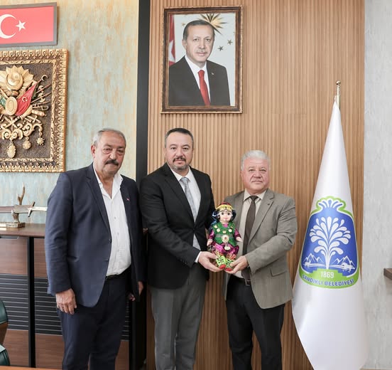 Sandıklı Belediye Başkanı Adnan Öztaş, Tatarlı Belediye Başkanı Musa Kayer'i Ağırladı