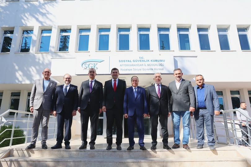 Afyonkarahisar TSO Yönetimi, SGK İl Müdürü'nü Ziyaret Etti