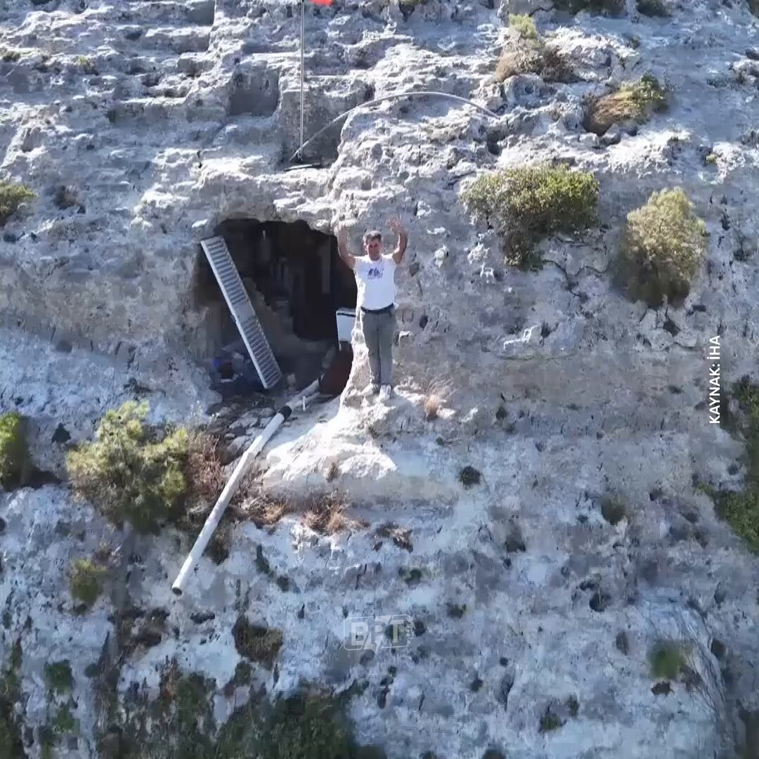 Hatay'da Deprem Sonrası Mağaraya Yerleşen Vatandaşa Tahliye Emri