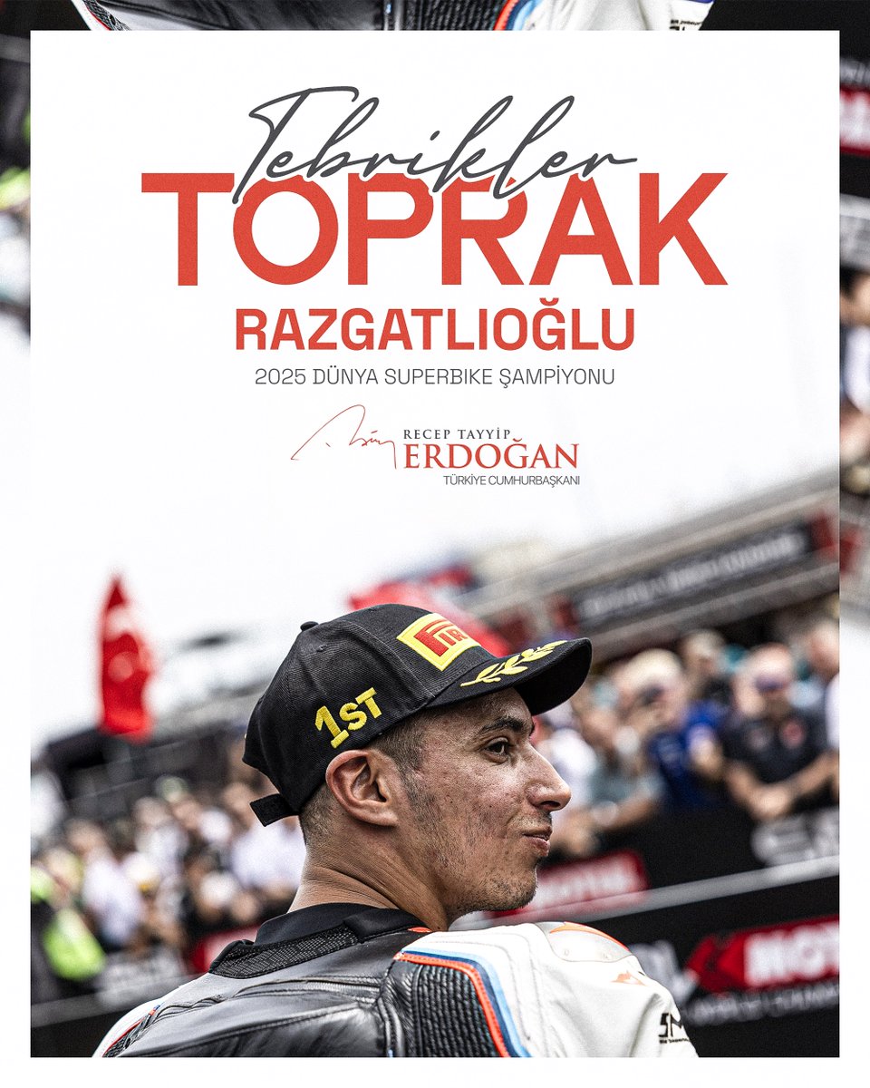 Başkan Erdoğan, Dünya Superbike Şampiyonu Toprak Razgatlıoğlu'nu Tebrik Etti
