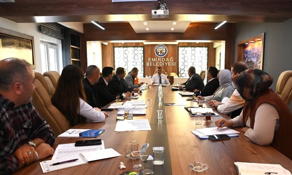 Emirdağ Belediyesi Haftalık İstişare Toplantısını Gerçekleştirdi