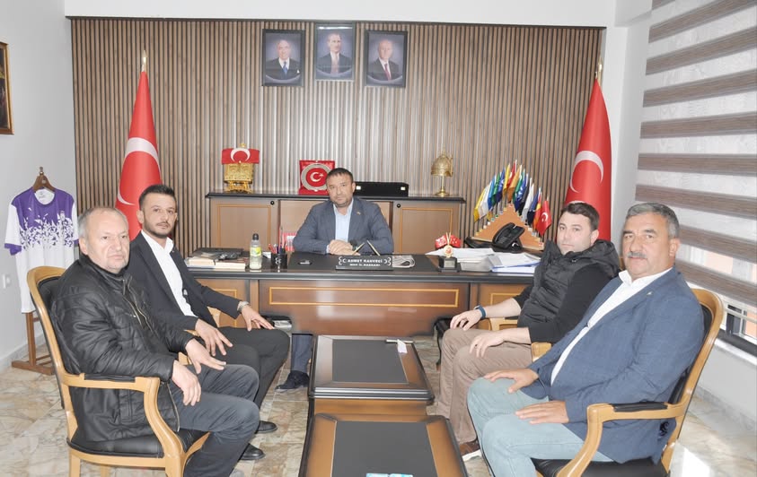 MHP Afyonkarahisar İl Başkanı Ahmet Kahveci, Sinanpaşa İlçe Heyetini Ağırladı