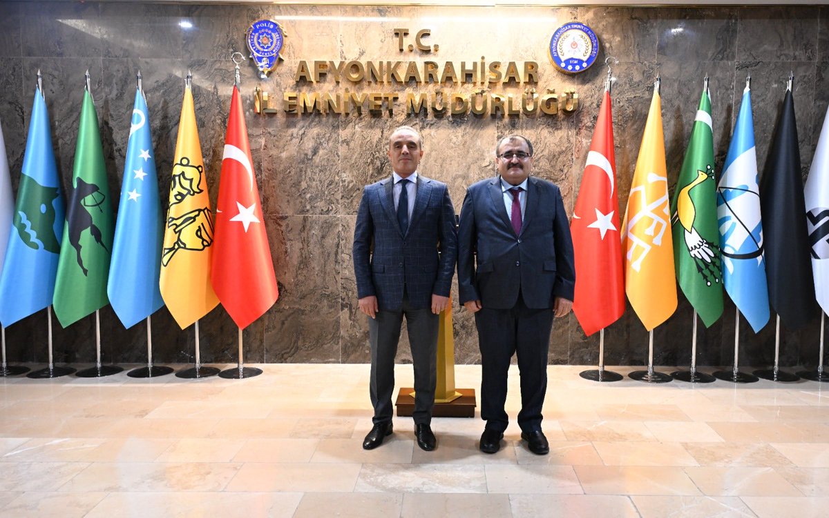 Afyonkarahisar Emniyet Müdürü Ahmet Birtan EROL, Adalet Komisyonu Başkanı'nı Ağırladı