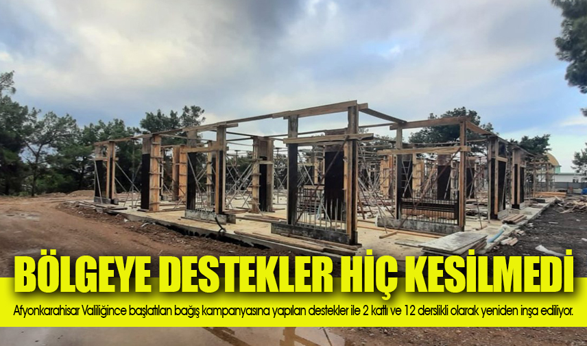 Hayırseverlerin desteğiyle İskenderunda 12 derslikli okul inşa ediliyor